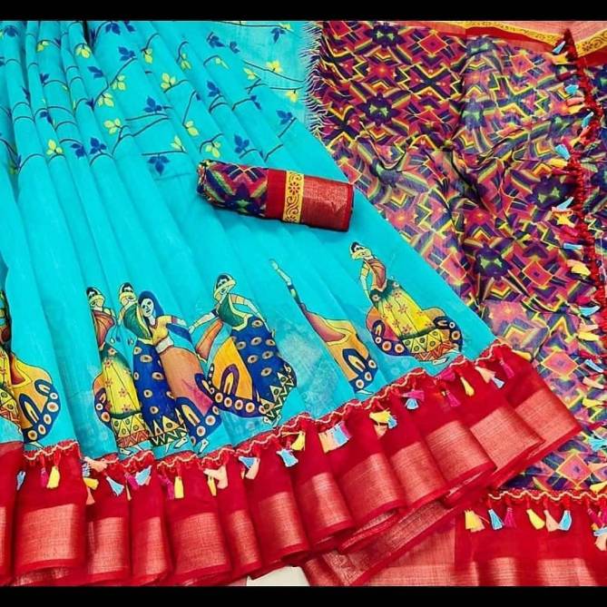 Shree 67 Casual Wear Linen Cotton Printed Latest Saree Collection